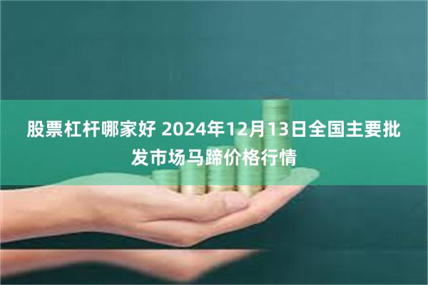 股票杠杆哪家好 2024年12月13日全国主要批发市场马蹄价格行情